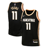 Nike Trae Young Atlanta Hawks Youth 2025/26 City Edition Swingman Jersey Black