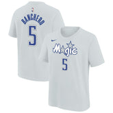 Nike Paolo Banchero Orlando Magic Youth 2025/26 City Edition Name & Number T-Shirt Silver