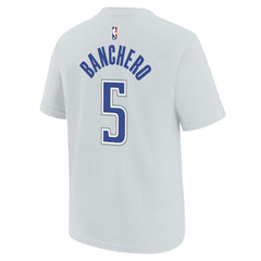 Nike Paolo Banchero Orlando Magic Youth 2025/26 City Edition Name & Number T-Shirt Silver
