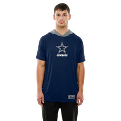 Dallas Cowboys New Era Combine Authentic Helmet T-Shirt - Navy - NFL
