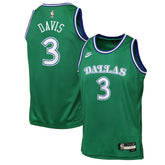 Nike Anthony Davis Dallas Mavericks Youth Swingman Jersey Classic Editi- Green