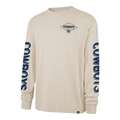 Dallas Cowboys '47 Cairn Ravine Foundation Long Sleeve T-Shirt - Tan - 47 brand