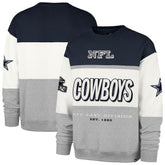 Dallas Cowboys '47 Breeze Maximalist Sweatshirt - Navy/Gray - 47 brand