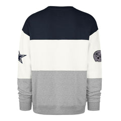 Dallas Cowboys '47 Breeze Maximalist Sweatshirt - Navy/Gray - 47 brand