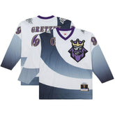 Wayne Gretzky Los Angeles Kings Mitchell & Ness Big & Tall 1995-96 Blue Line 2.0 Jersey - White | NHL Clearance