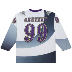 Wayne Gretzky Los Angeles Kings Mitchell & Ness Big & Tall 1995-96 Blue Line 2.0 Jersey - White | NHL Clearance