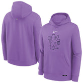 Nike Sacramento Kings Youth 2025/26 City Edition Club Fleece Pullover Hoodie Purple