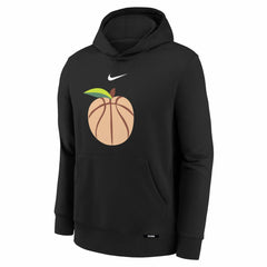 Nike Atlanta Hawks Youth 2025/26 City Edition Club Fleece Pullover Hoodie Black