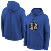Nike Dallas Mavericks Youth 2025/26 City Edition Club Fleece Pullover Hoodie Royal