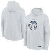 Nike Memphis Grizzlies Youth 2025/26 City Edition Club Fleece Pullover Hoodie Silver