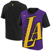 Nike Los Angeles Lakers Youth 2025/26 City Edition Max90 T-Shirt Purple/Black