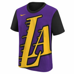 Nike Los Angeles Lakers Youth 2025/26 City Edition Max90 T-Shirt Purple/Black
