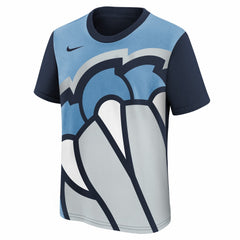 Nike Memphis Grizzlies Youth 2025/26 City Edition Max90 T-Shirt Light Blue/Navy