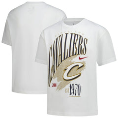 Nike Cleveland Cavaliers Youth Hardwood Classics Champs Max90 T-Shirt White