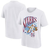 Nike Philadelphia 76ers Youth Hardwood Classics Champs Max90 T-Shirt White