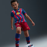 Nike - Barcelona Preschool 2025/26 Fourth Stadium Kit Set - Blue/Red