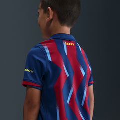 Nike - Barcelona Preschool 2025/26 Fourth Stadium Kit Set - Blue/Red