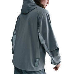 Nike - Barcelona Special Edition Full-Zip Woven Fleece Jacket - Gray
