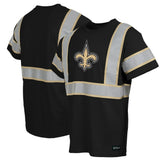New Orleans Saints Safety Heavyweight T-Shirt - Black - NFL