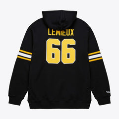 Mario Lemieux Pittsburgh Penguins Mitchell & Ness 1992 Name & Number Premium Pullover Hoodie - Black | NHL sale