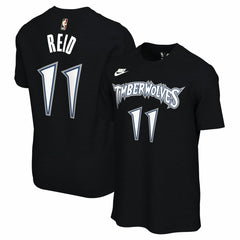 Nike Naz Reid Minnesota Timberwolves Unisex Name & Number T-Shirt Classic Edition Black