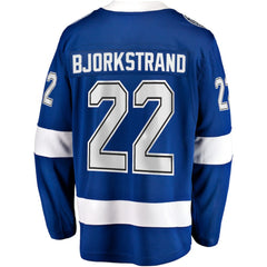 Oliver Bjorkstrand Tampa Bay Lightning Fanatics Home Breakaway Jersey - Blue | Fanatics Lifestyle