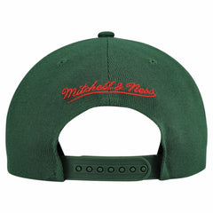 Minnesota Wild Mitchell & Ness Retro Script Colorblock Snapback Hat - Green | NHL discount