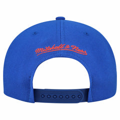 New York Islanders Mitchell & Ness Retro Script Colorblock Snapback Hat - Royal | NHL on sale