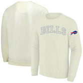 Buffalo Bills Profile Big & Tall Fleece Sweatshirt - Cream - NFL