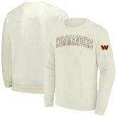 Washington Commanders Profile Big & Tall Fleece Sweatshirt - Cream - NFL