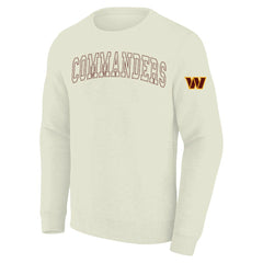 Washington Commanders Profile Big & Tall Fleece Sweatshirt - Cream - NFL