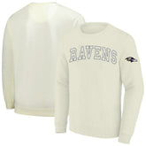 Baltimore Ravens Profile Big & Tall Fleece Sweatshirt - Cream - NFL