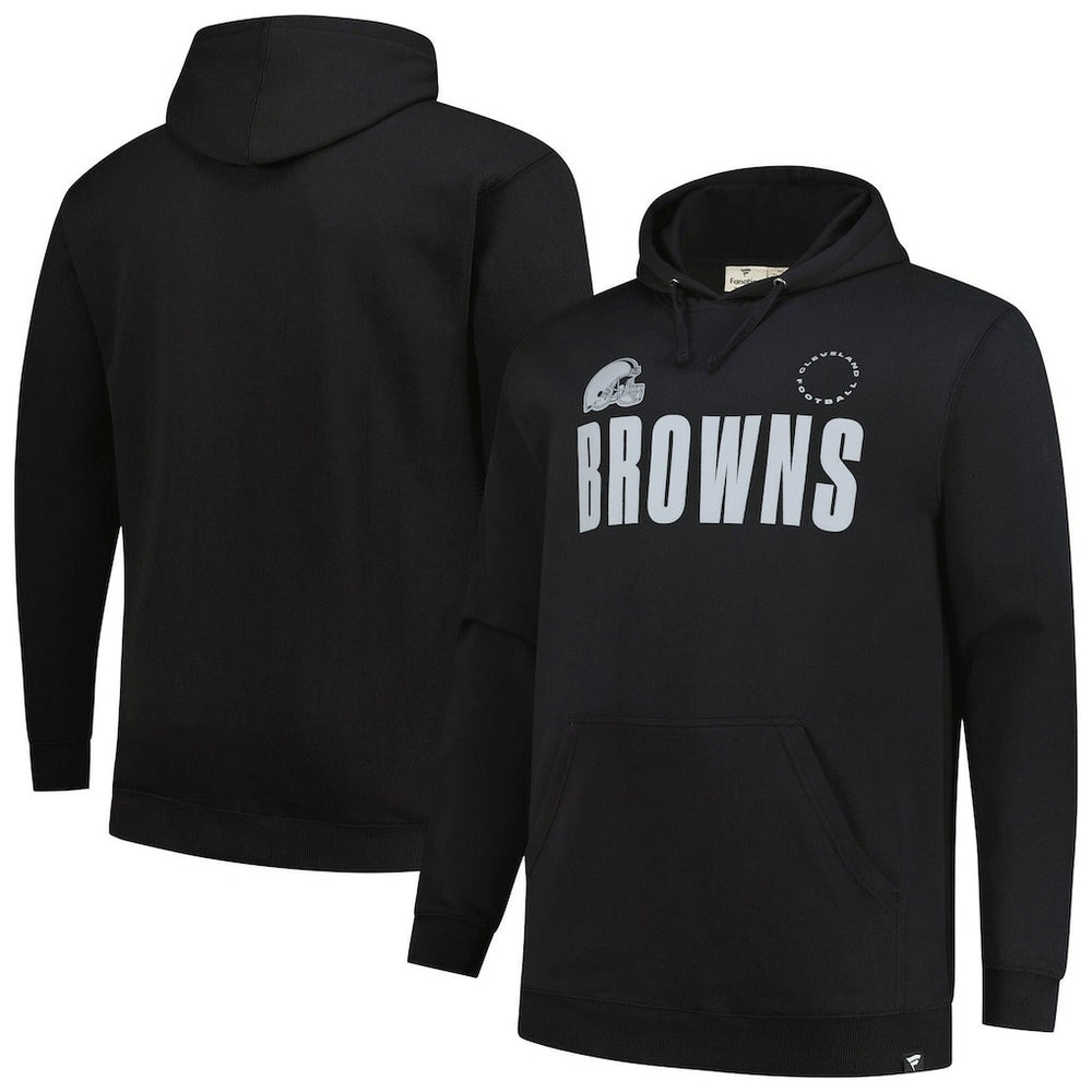 Cleveland Browns Big & Tall Chip Shot Hoodie - Black - Fanatics