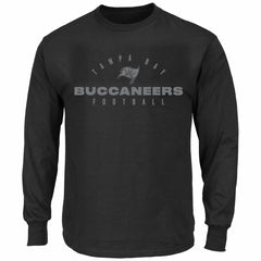 Tampa Bay Buccaneers Big & Tall Coverage Scheme Long Sleeve T-Shirt - Black - Fanatics