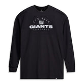 New York Giants Big & Tall Coverage Scheme Long Sleeve T-Shirt - Black - Fanatics