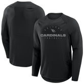 Arizona Cardinals Big & Tall Coverage Scheme Long Sleeve T-Shirt - Black - Fanatics