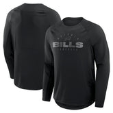 Buffalo Bills Big & Tall Coverage Scheme Long Sleeve T-Shirt - Black - Fanatics