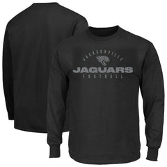Jacksonville Jaguars Big & Tall Coverage Scheme Long Sleeve T-Shirt - Black - Fanatics