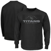 Tennessee Titans Big & Tall Coverage Scheme Long Sleeve T-Shirt - Black - Fanatics