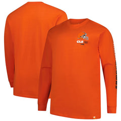 Cleveland Browns Big & Tall Clock Management Legacy Long Sleeve T-Shirt - Orange - Fanatics