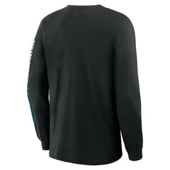 Philadelphia Eagles Big & Tall Clock Management Legacy Long Sleeve T-Shirt - Black - Fanatics