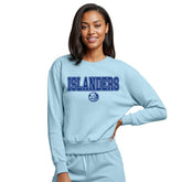 New York Islanders Concepts Sport Women's Tonal Pullover Sweatshirt - Light Blue | NHL sale