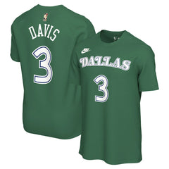 Nike Anthony Davis Dallas Mavericks Unisex Name & Number T-Shirt Classic Editi- Green