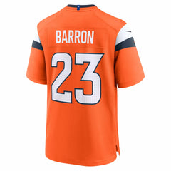 Jahdae Barron Denver Broncos 2025 NFL Draft First Round Pick Game Jersey - Orange - Nike