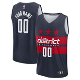 Fanatics Washington Wizards Fast Break Custom Jersey Statement Edition Navy