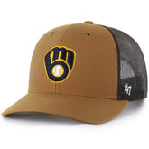 Milwaukee Brewers Carhartt x '47 Trucker Adjustable Hat for sale