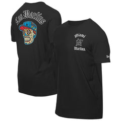 Miami Marlins New Era Sugar Skulls T-Shirt Outlet