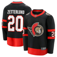 Fabian Zetterlund Ottawa Senators Fanatics Home Breakaway Jersey - Black | Fanatics online
