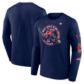 Alexander Ovechkin Washington Capitals Fanatics NHL All-Time Leading Goal Scorer Badges Long Sleeve T-Shirt - Athletic Navy | Fanatics Lifestyle