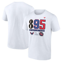 Alexander Ovechkin Washington Capitals Fanatics NHL All-Time Leading Goal Scorer The History of 895 T-Shirt - White | Fanatics discount